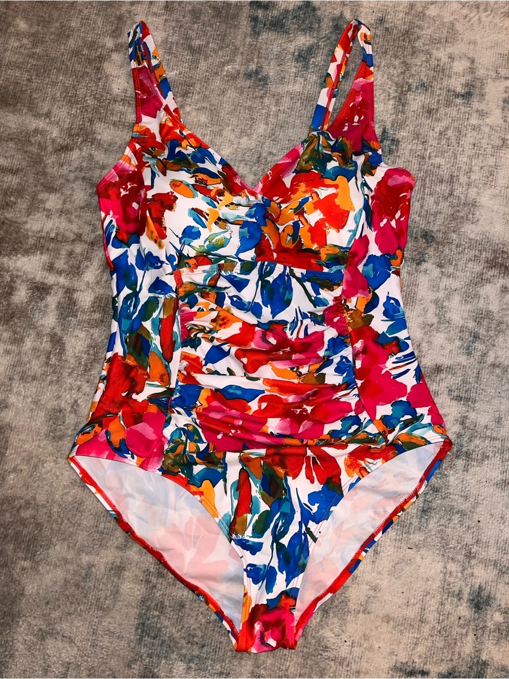 Aidonger NWOT Women's Floral One-Piece Swimsuit in Multicolor